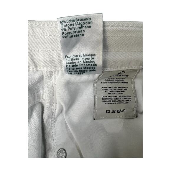 Ag Denim Ex Boyfriend Slouchy Slim Jeans White Women’s NWT Size 31 - Picture 12 of 16